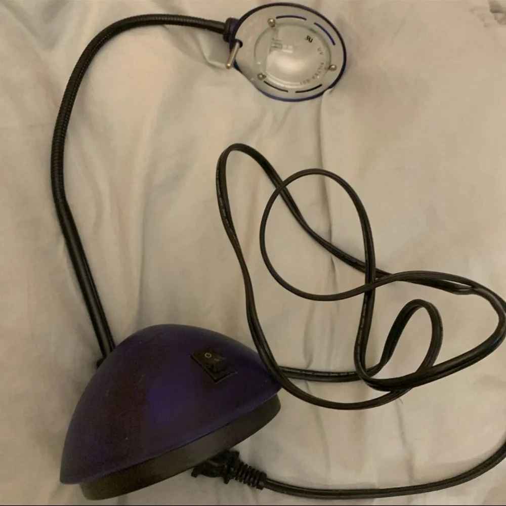 Blue Desk Lamp - Picture 2 of 4